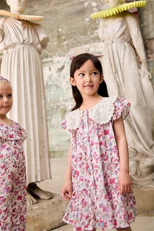 Vaina Dress LOUISE MISHA KIDS | GRIS26S0127CREAMFLORALHAVEN